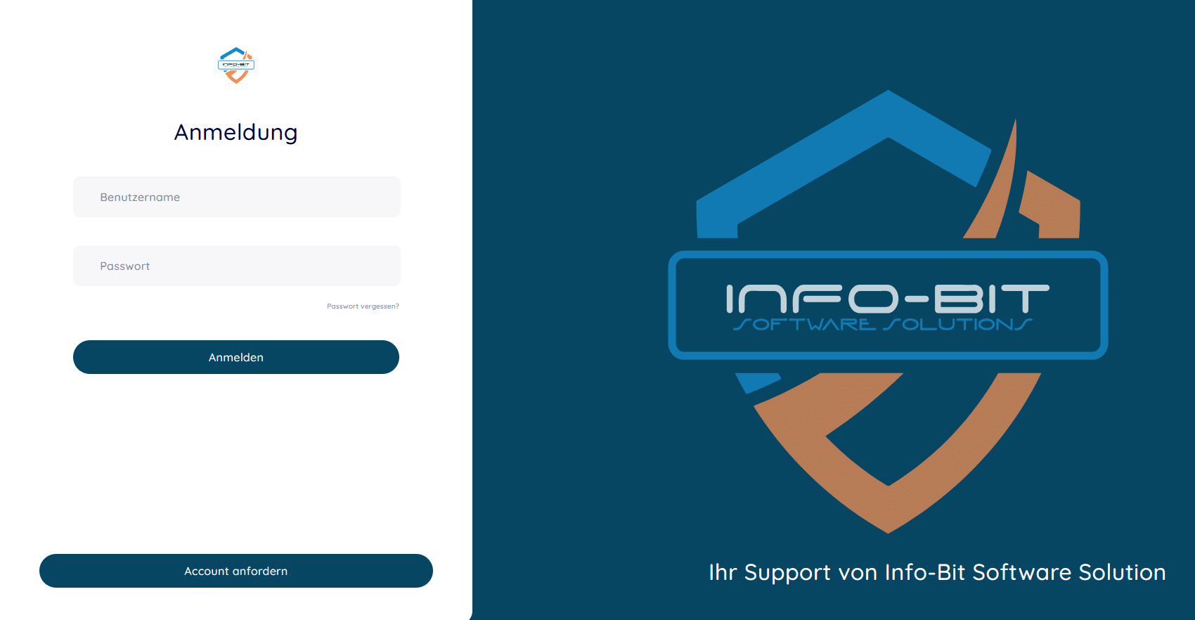 IBSS-Ticket-System Login – Anmeldung mit Benutzername und Passwort