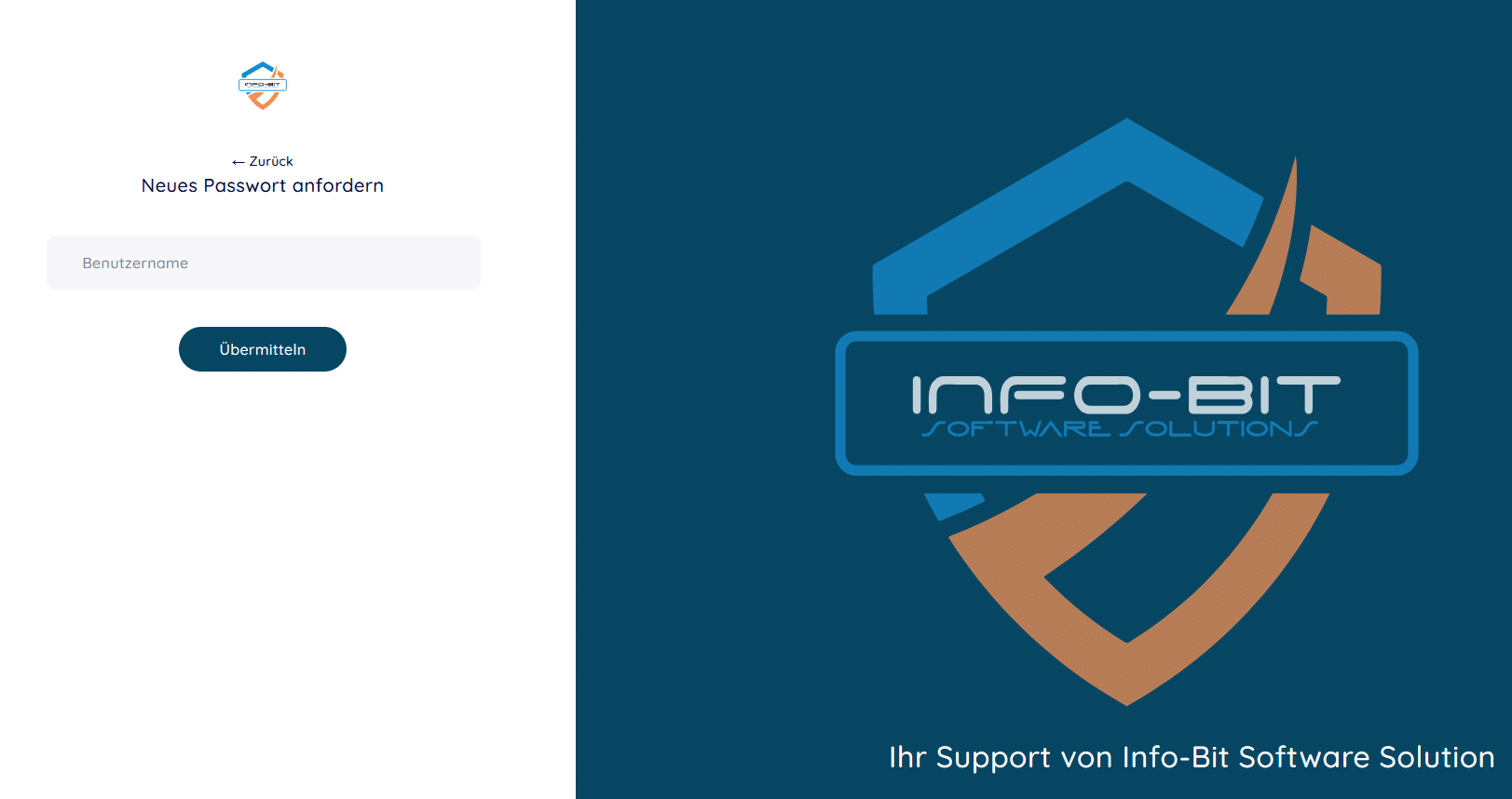 Passwort im IBSS-Ticket-System zurücksetzen